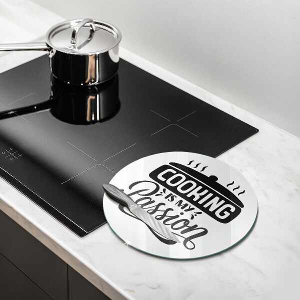 Üveg vágódeszka A főzés a szenvedélyem