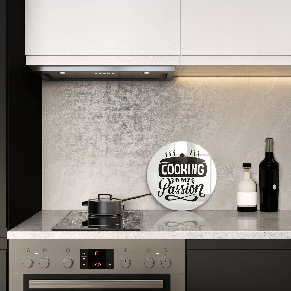 Üveg vágódeszka A főzés a szenvedélyem