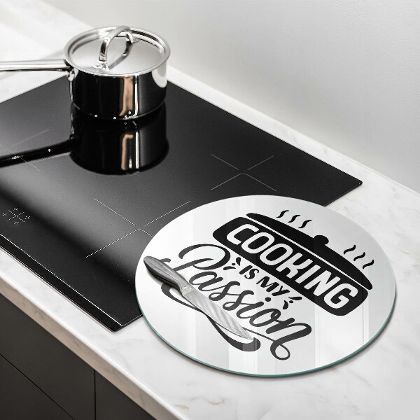 Üveg vágódeszka A főzés a szenvedélyem