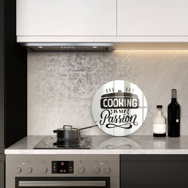 Üveg vágódeszka A főzés a szenvedélyem