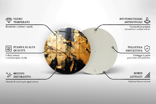 Üveg vágódeszka Elegáns festék textúra