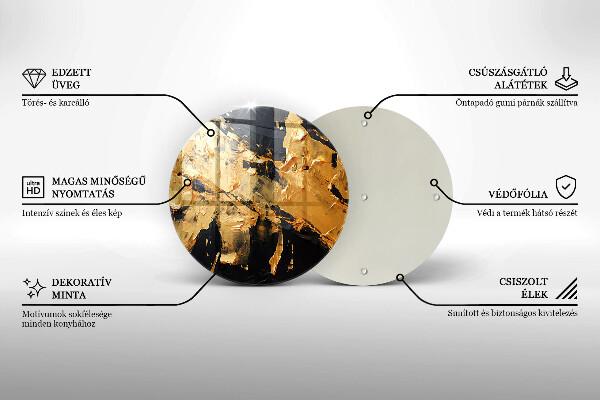 Üveg vágódeszka Elegáns festék textúra