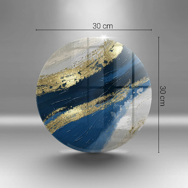 Üveg vágódeszka Textúra arannyal