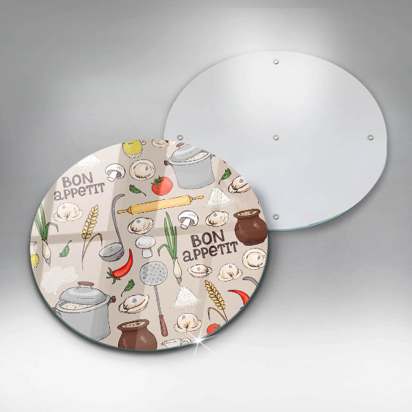 Üveg vágódeszka Konyha illusztráció