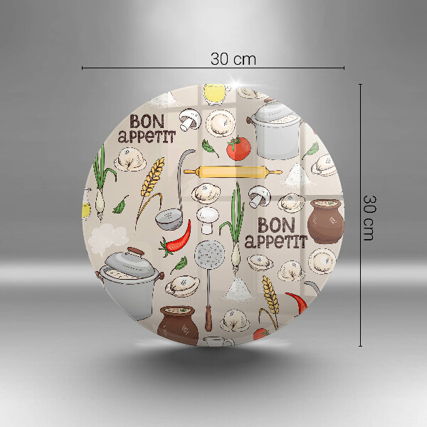 Üveg vágódeszka Konyha illusztráció