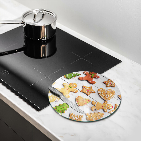 Üveg vágódeszka Karácsonyi mézeskalács