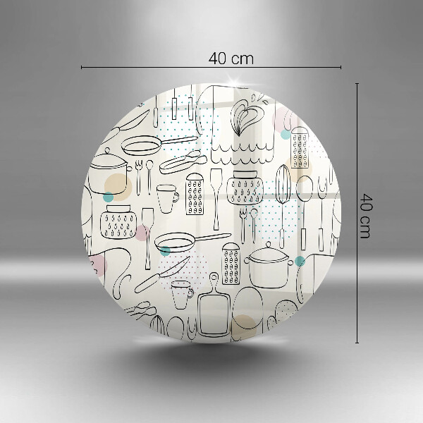 Üveg vágódeszka Konyhai kiegészítők