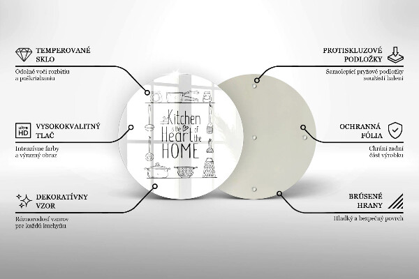 Üveg vágódeszka Felirat mondat