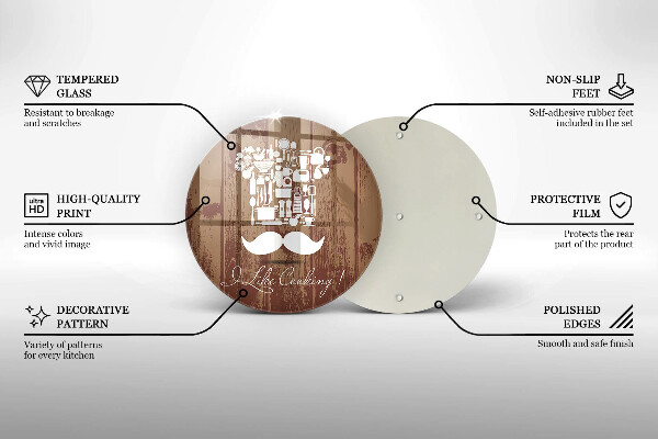 Üveg vágódeszka I like cooking