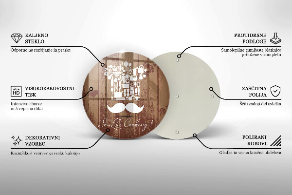 Üveg vágódeszka I like cooking