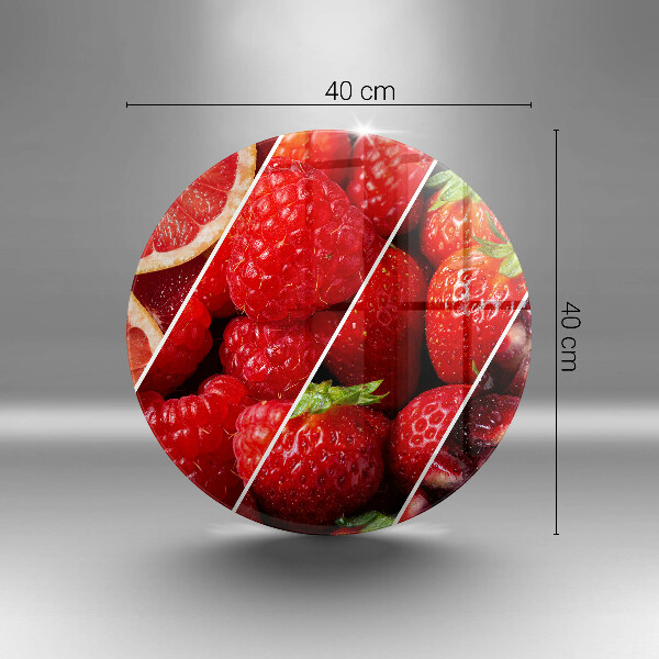 Üveg vágódeszka Színes gyümölcsök