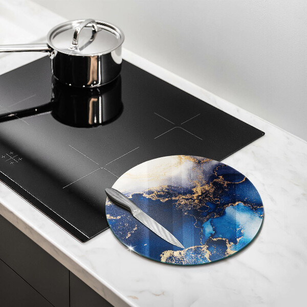 Üveg vágódeszka Elegáns háttér és arany