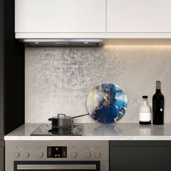 Üveg vágódeszka Elegáns háttér és arany