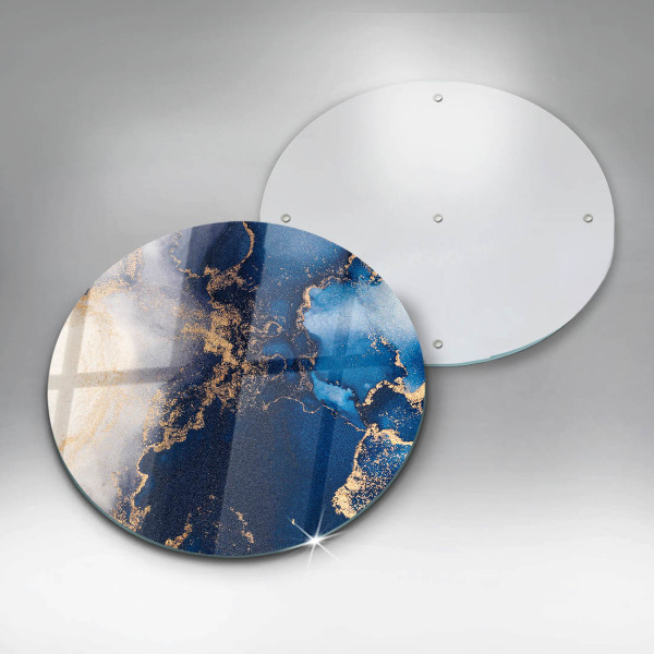 Üveg vágódeszka Elegáns háttér és arany