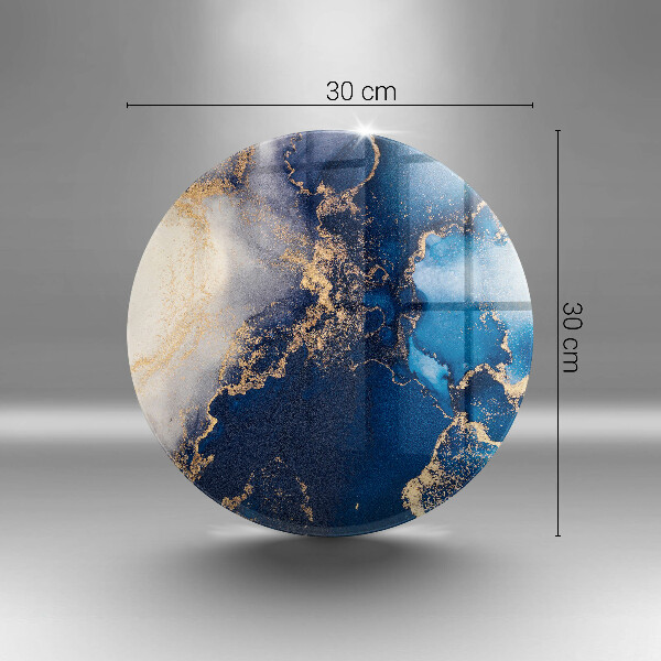 Üveg vágódeszka Elegáns háttér és arany