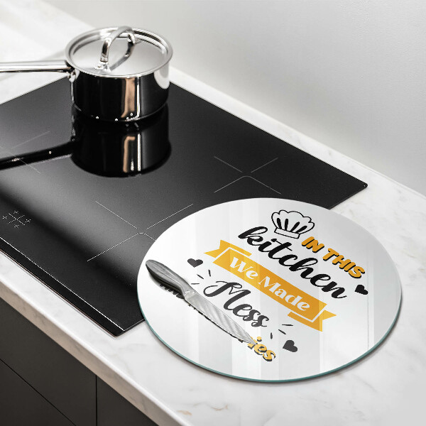 Üveg vágódeszka Ebben a konyhában rendetlenséget és emlékeket csináltunk