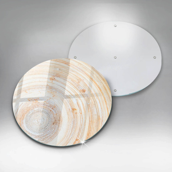 Üveg vágódeszka Fa textúra