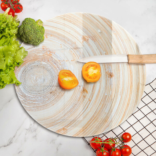 Üveg vágódeszka Fa textúra