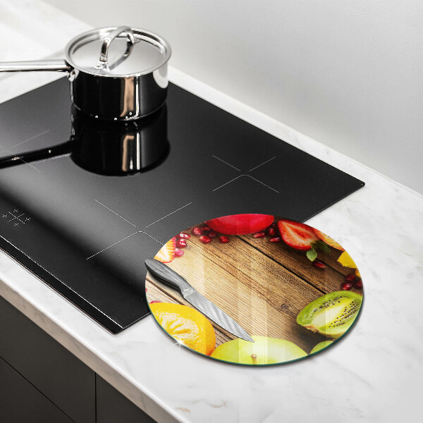 Üveg vágódeszka Friss gyümölcs