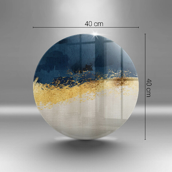 Üveg vágódeszka Arany absztrakció