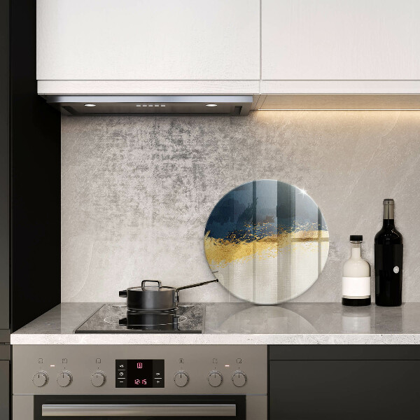 Üveg vágódeszka Arany absztrakció