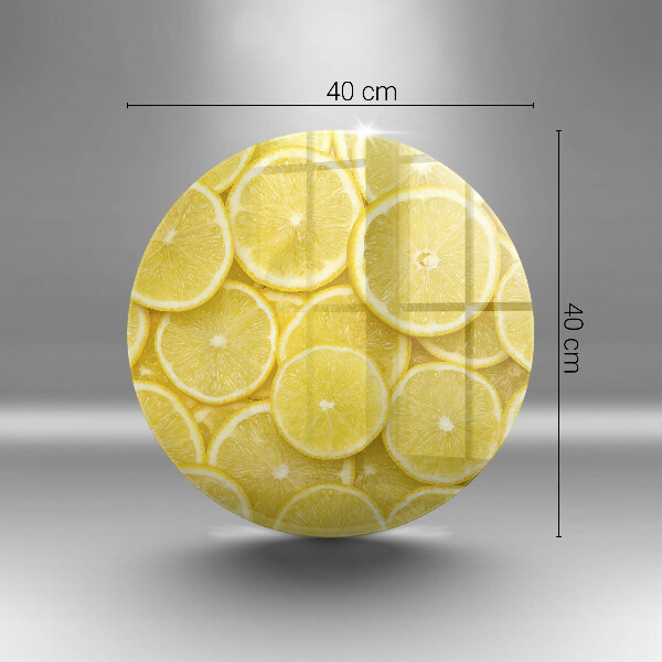 Üveg vágódeszka Citrom gyümölcs