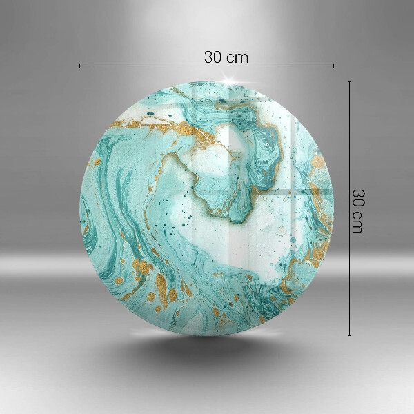 Üveg vágódeszka Kék absztrakció