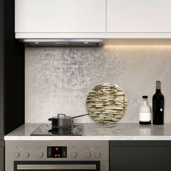 Üveg vágódeszka Díszítő kövek