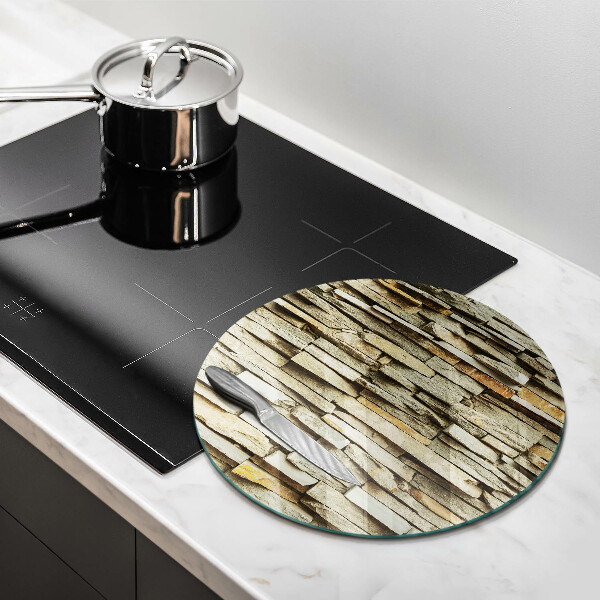 Üveg vágódeszka Díszítő kövek