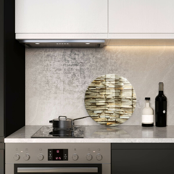 Üveg vágódeszka Díszítő kövek