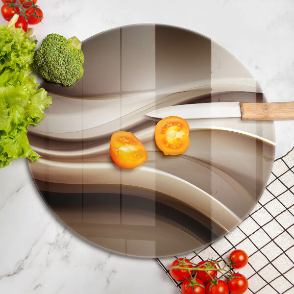 Üveg vágódeszka Absztrakciós finom vonalak