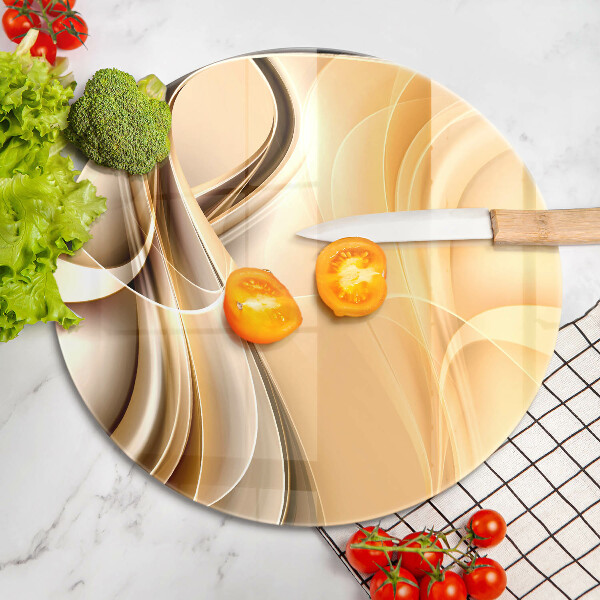 Üveg vágódeszka Füst absztrakció