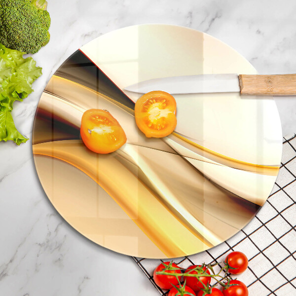 Üveg vágódeszka Absztrakt füst vonalak