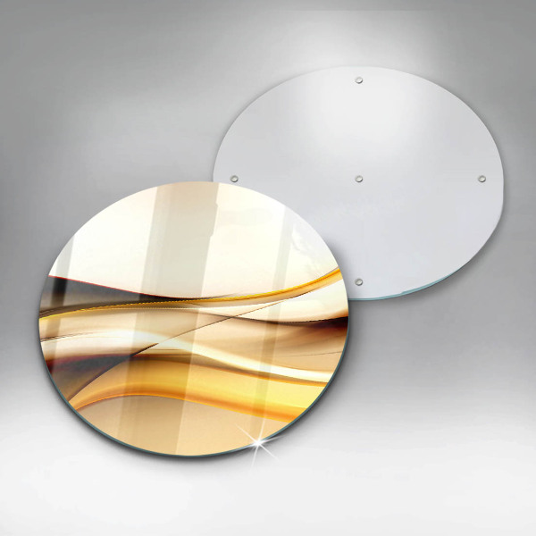 Üveg vágódeszka Absztrakt füst vonalak