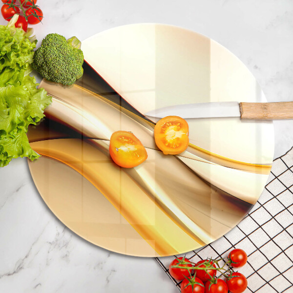 Üveg vágódeszka Absztrakt füst vonalak