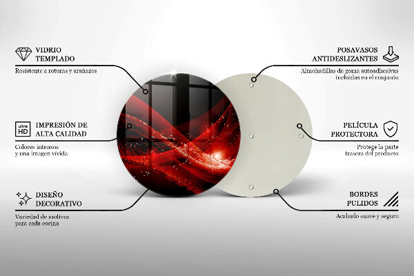 Üveg vágódeszka Modern absztrakció