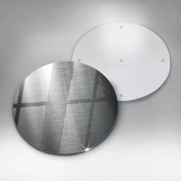 Üveg vágódeszka Fém textúra