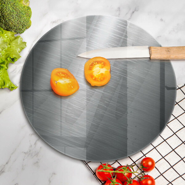 Üveg vágódeszka Fém textúra