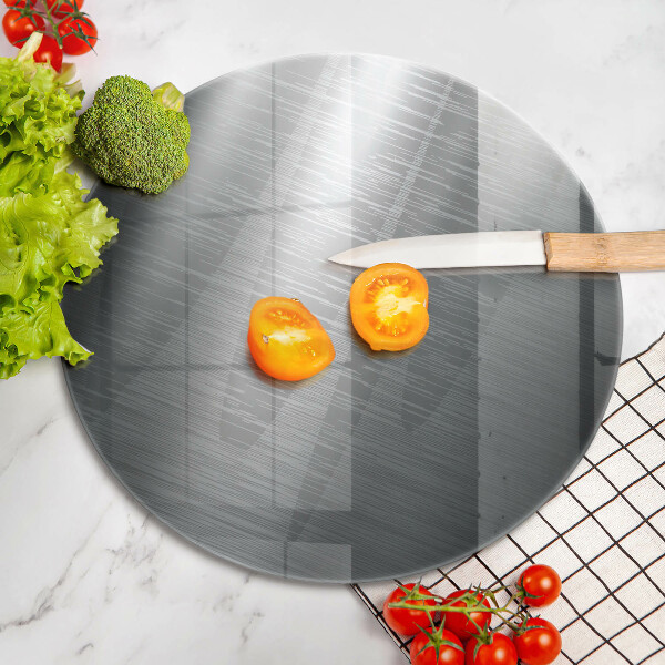 Üveg vágódeszka Fém textúra