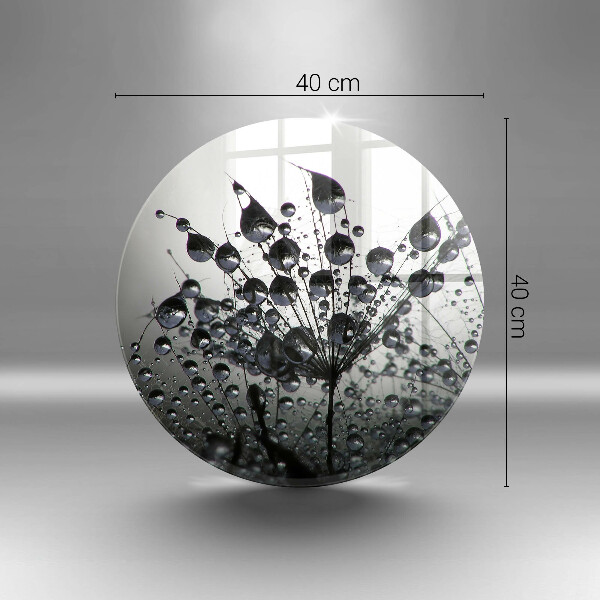 Üveg vágódeszka Pitypang és harmat