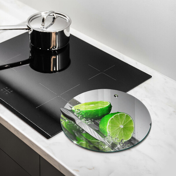 Üveg vágódeszka Lédús lime és víz