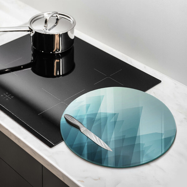 Üveg vágódeszka Absztrakt hegyek