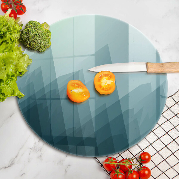 Üveg vágódeszka Absztrakt hegyek
