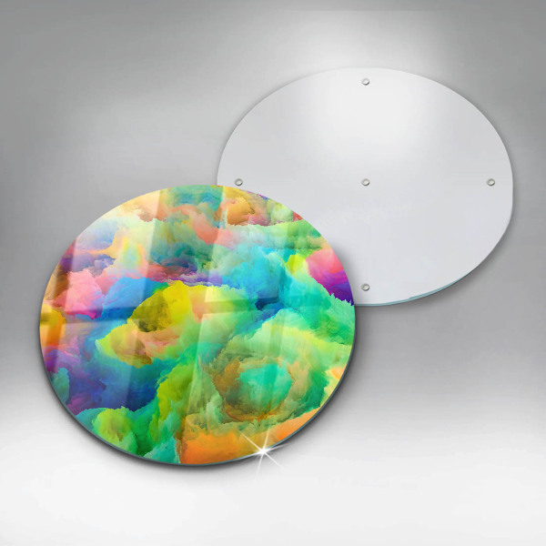 Üveg vágódeszka Színes absztrakció