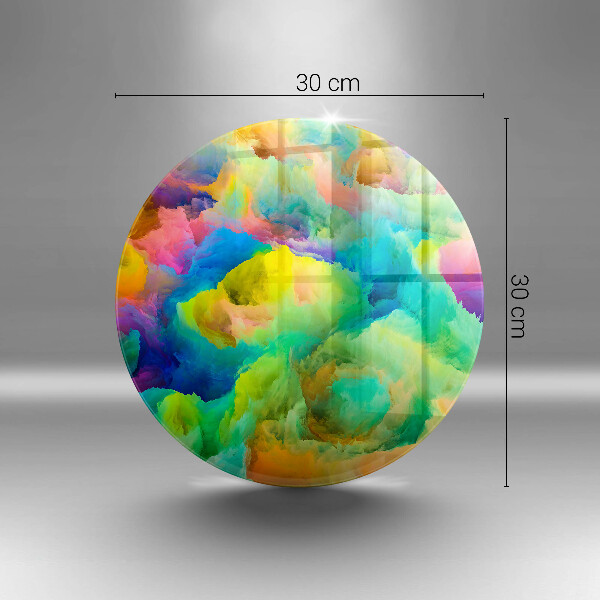 Üveg vágódeszka Színes absztrakció