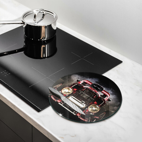 Üveg vágódeszka Régi autó