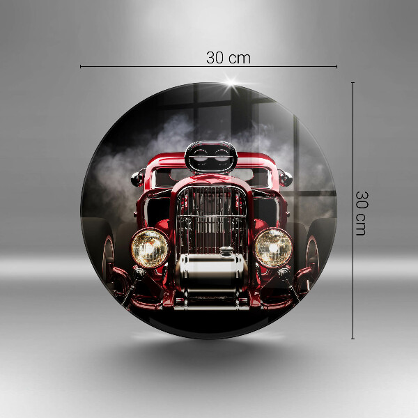 Üveg vágódeszka Régi autó