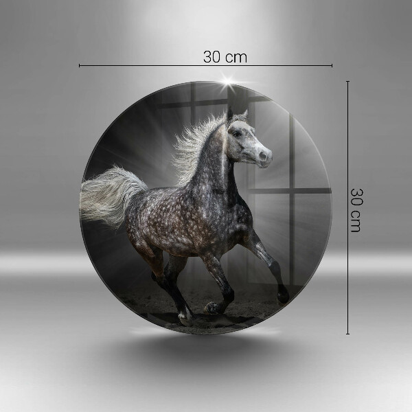 Üveg vágódeszka Ló vágta