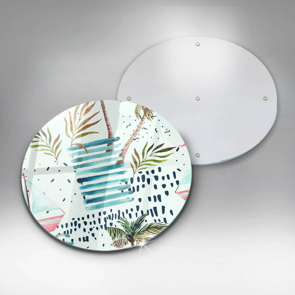 Üveg vágódeszka Ünnepi illusztrációk