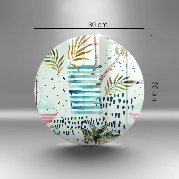 Üveg vágódeszka Ünnepi illusztrációk